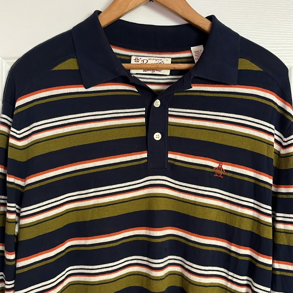 Original Penguin stripe sweater PIMA Cotton